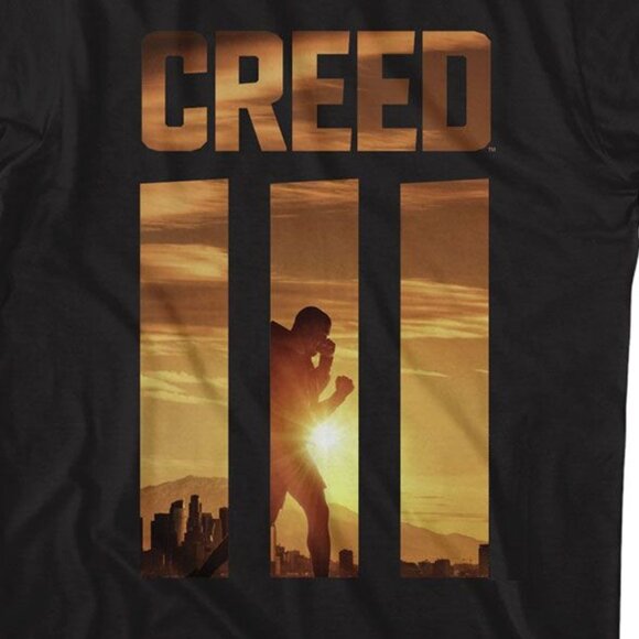 Rocky Creed 3 Sunrise Shirt Boxing Movie Graphic Tee Vintage Sports Fan Unisex96 - Picture 2 of 5
